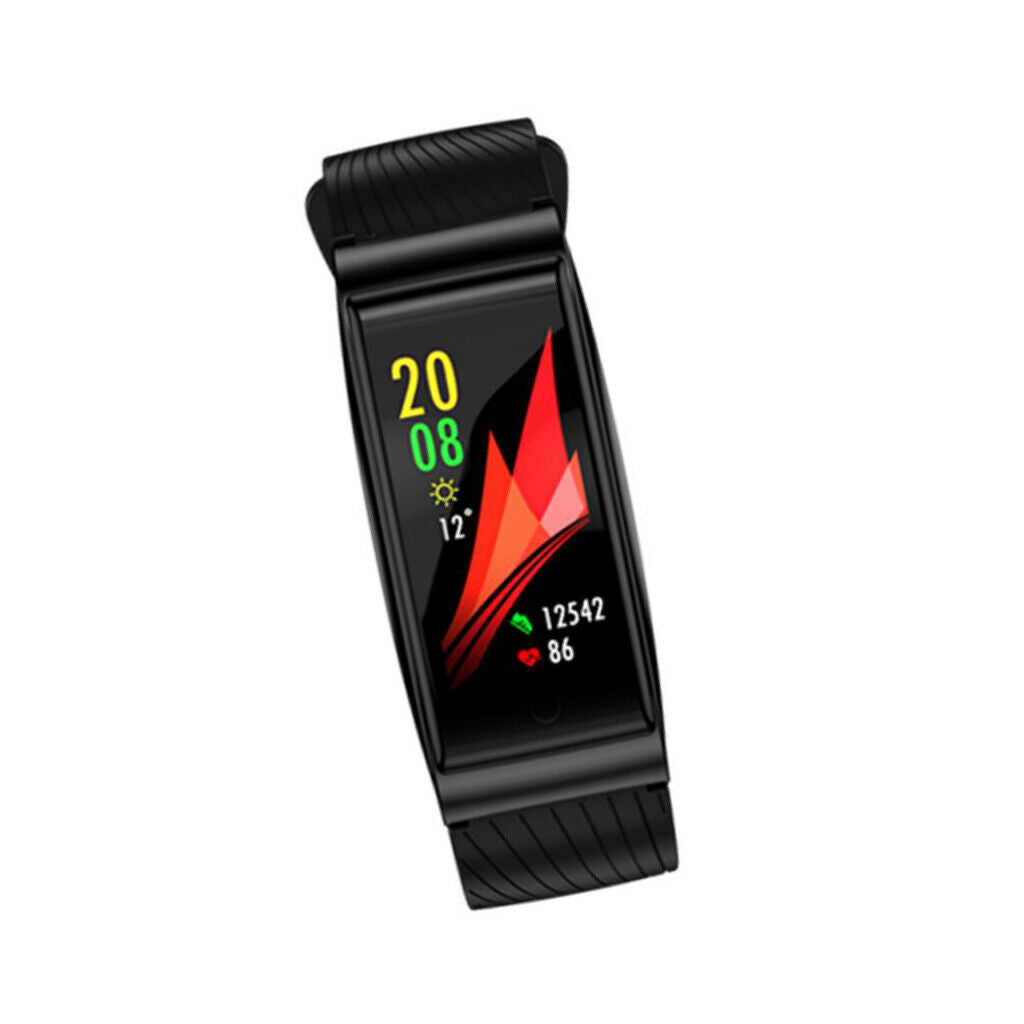Men Women Smart Watch Waterproof Digital Sports Wrist Watch black