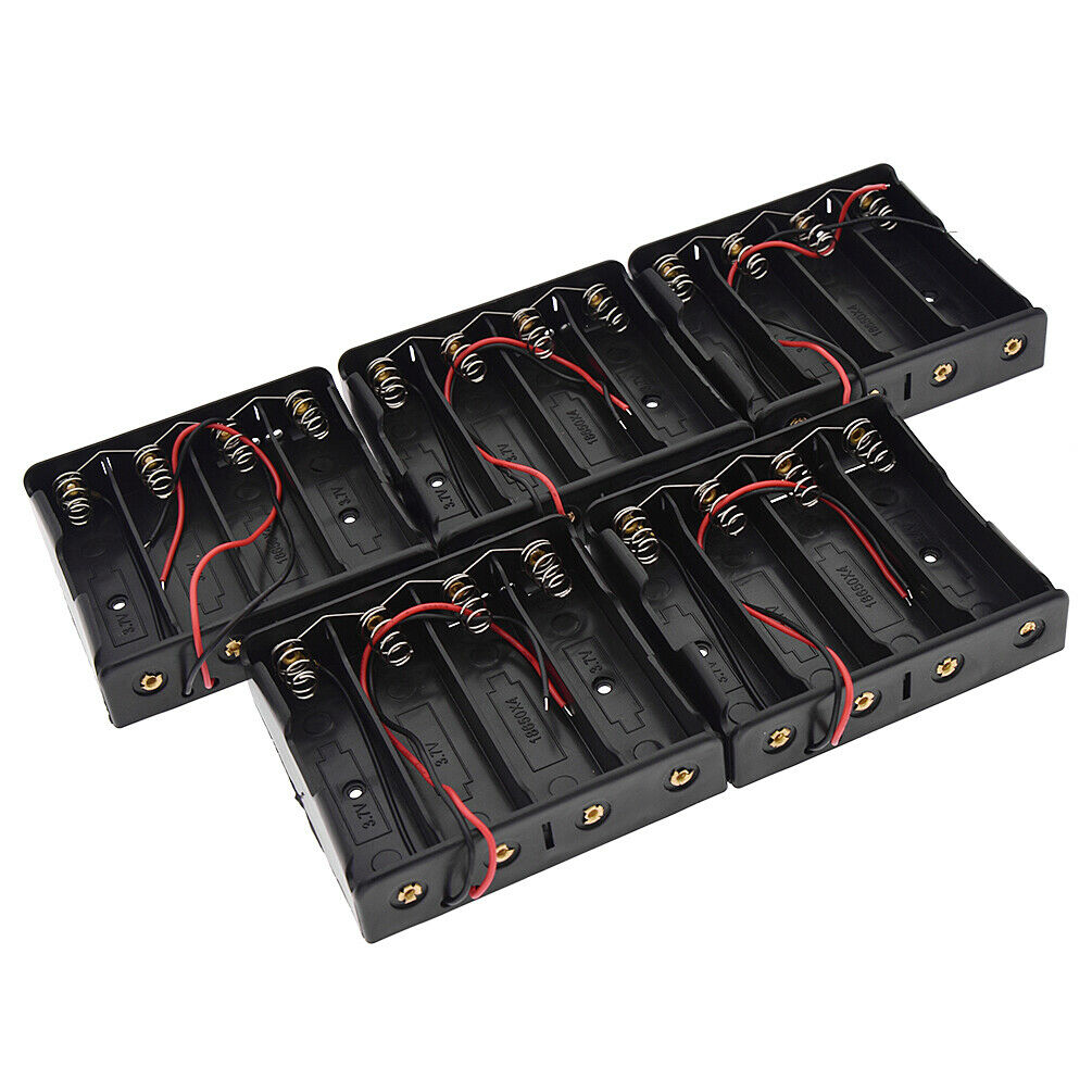 5Pcs DIY Li-ion Battery Plastic Connecting Case Holder for 4x3.7V  Battery