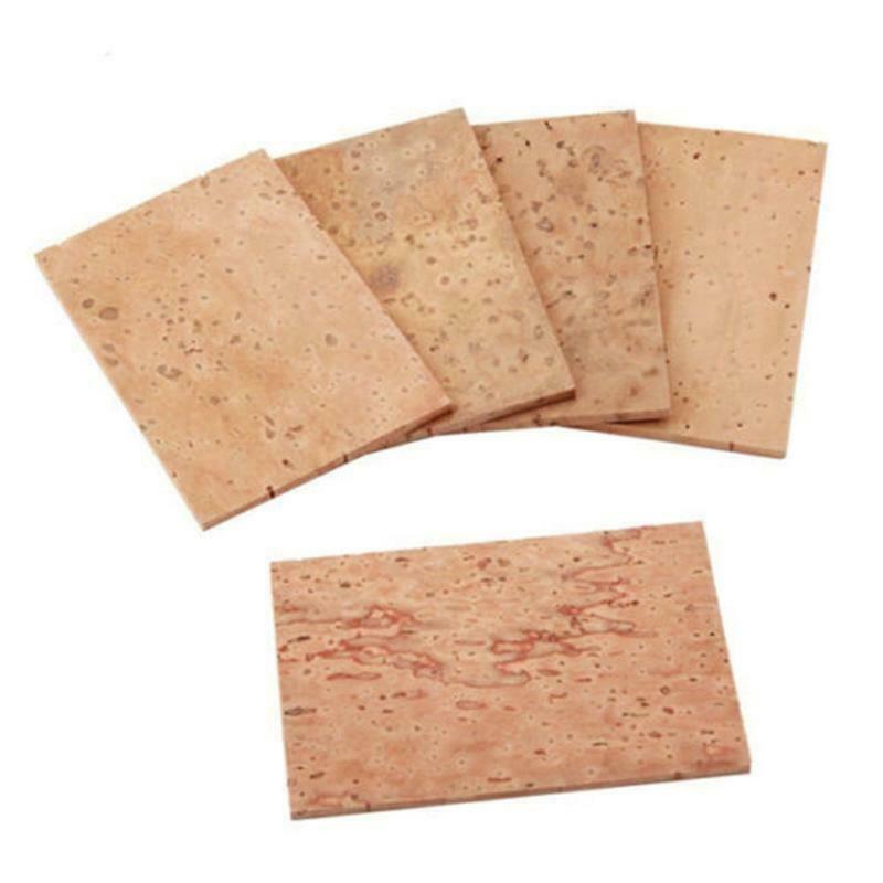 5 Pcs Universal Sax Neck Cork Natural Durable Wooden Alto Saxophone Neck Joint