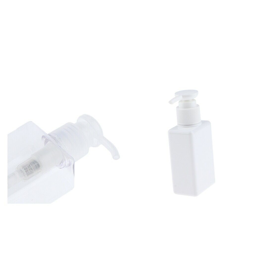 2Pcs PETG Body Wash Soap Cosmetics Liquids Plastic Pump Bottle for Home Travel