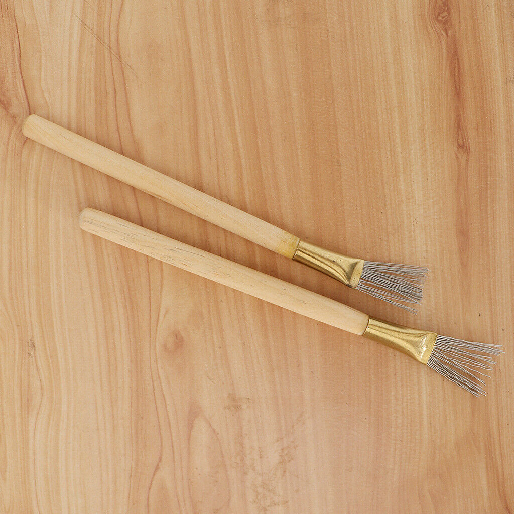 2pcs Handmade Art Tools Accessories Steel Wire Brush / Scraper With