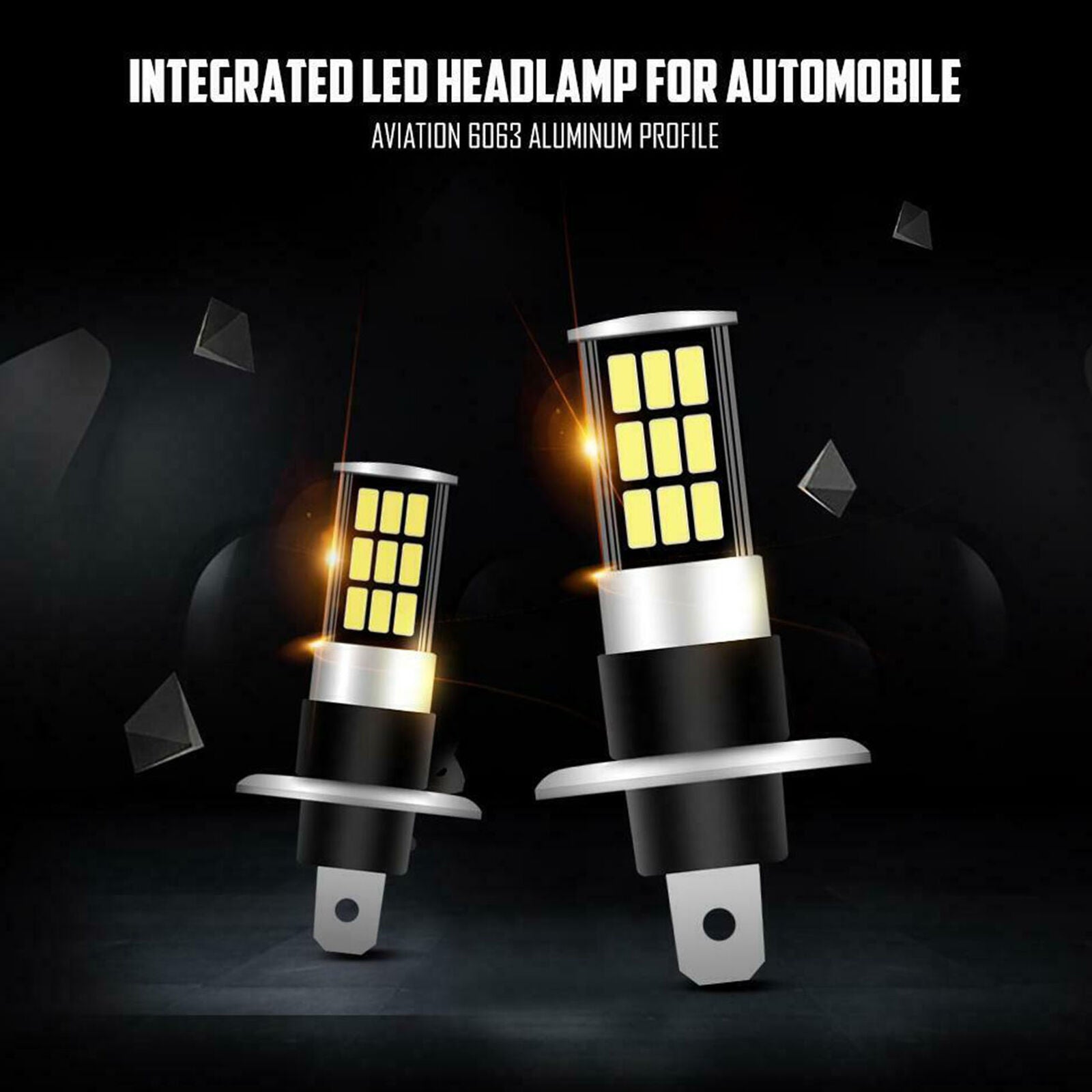 Xenon H1 LED Halogen Headlight Bulbs 6000K Fog Lamps Beam Light 100W Ultra White