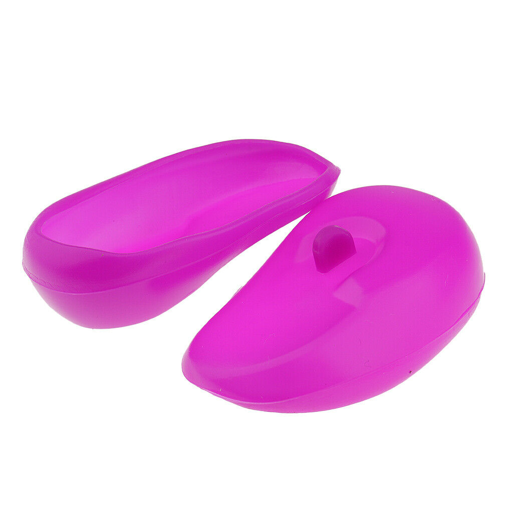 4 Pairs Silicone Salon Hairstyle Hair Washing Dye Ears Cover Guard Protector
