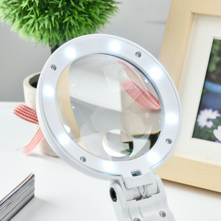 Magnifier Glass Magnifying Reading Loupe Watches Jewelry Design Repair Table