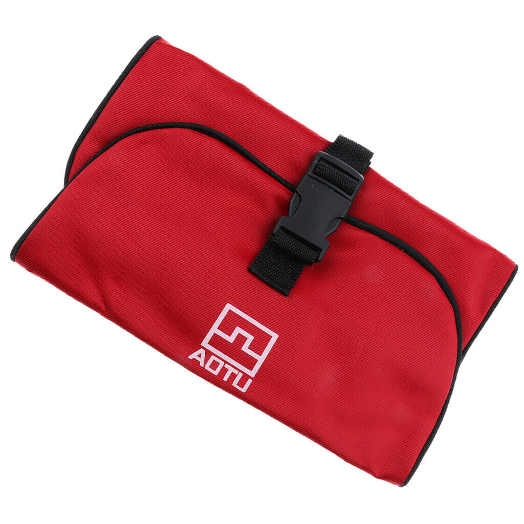 Portable Travel Wash Bag Makeup/Cosmetic Bag Toiletry Organizer Red