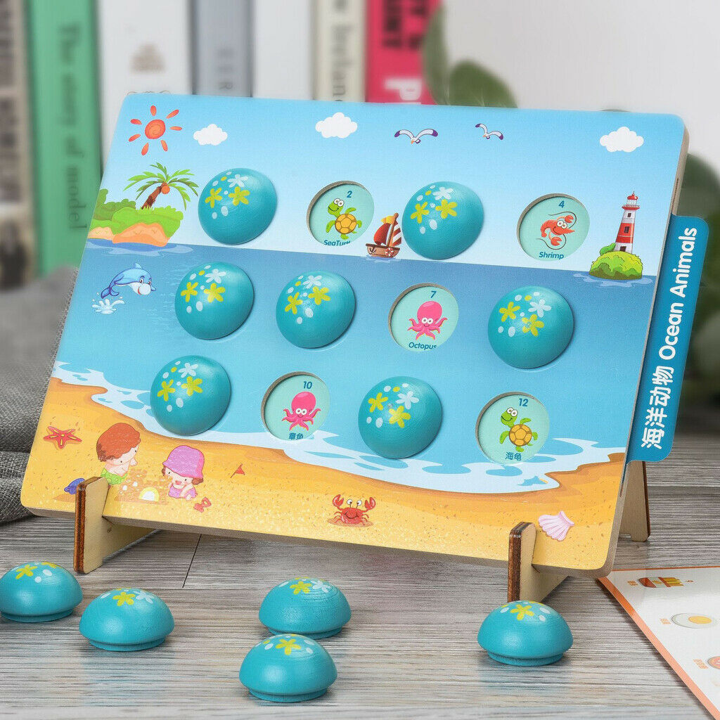 Memory Matching Game for Kids - Family Interactive Educational Matching Cards