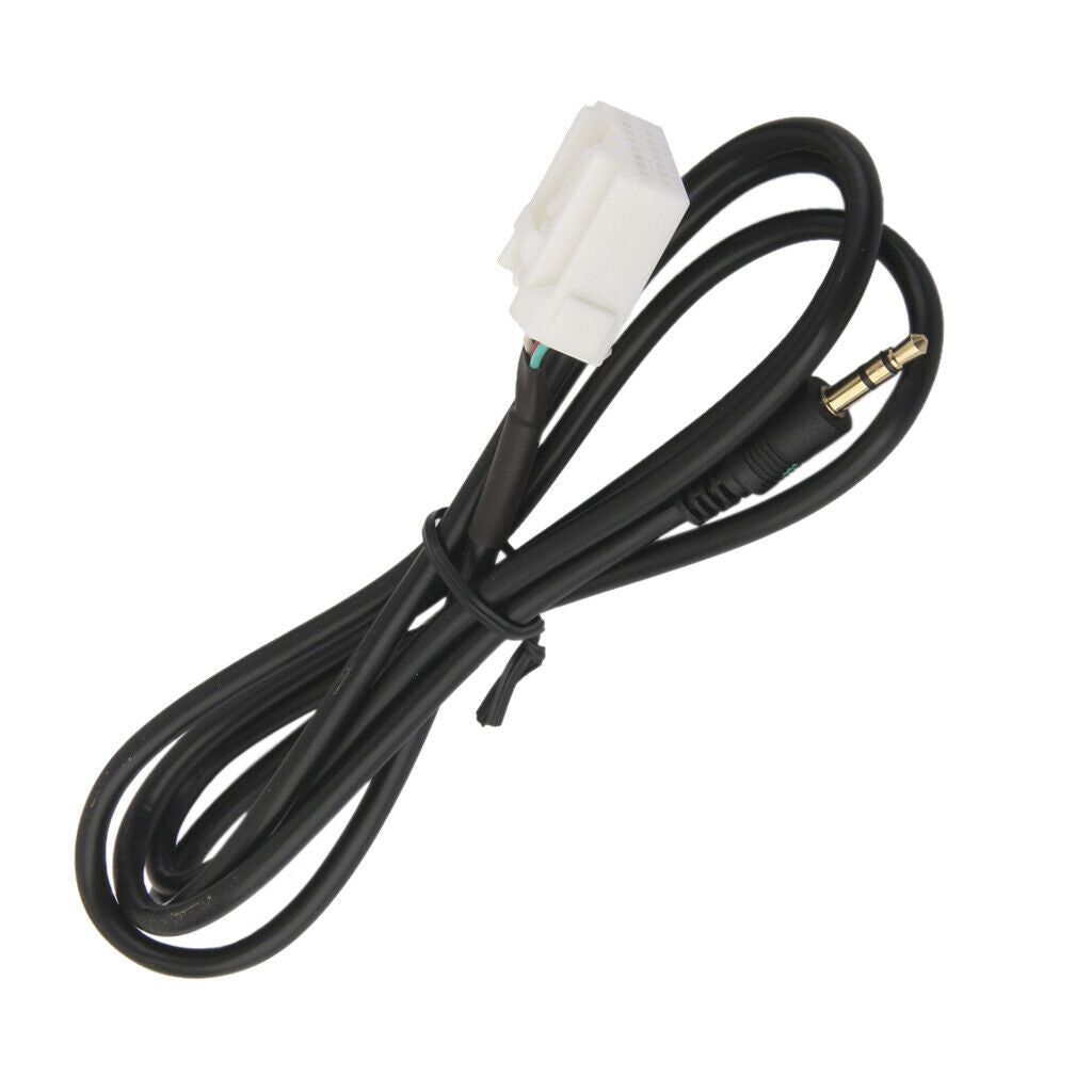 Car 3.5mm AUX Audio CD Interface Adapter Cable For Mazda 2 3 5 6 2006-2013