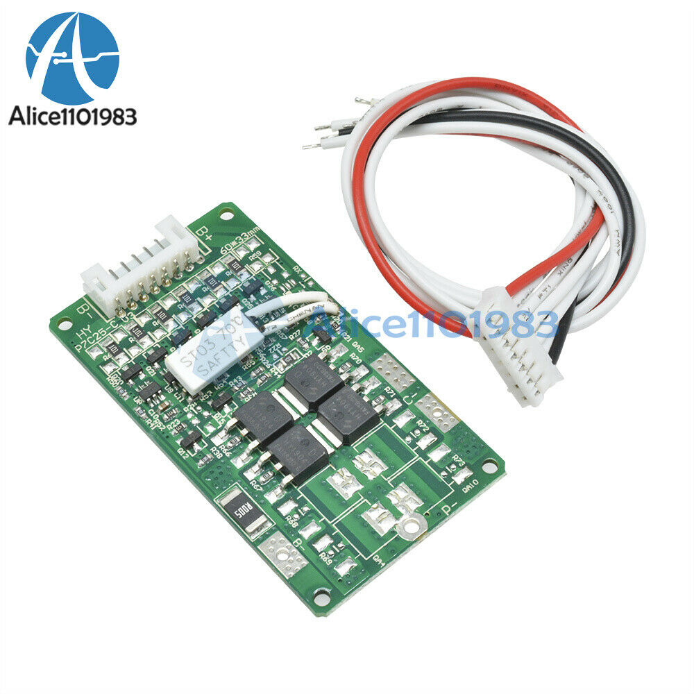 6S 10A 24V Li-ion Lithium 18650 Battery BMS PCB Protection Board Module Balance