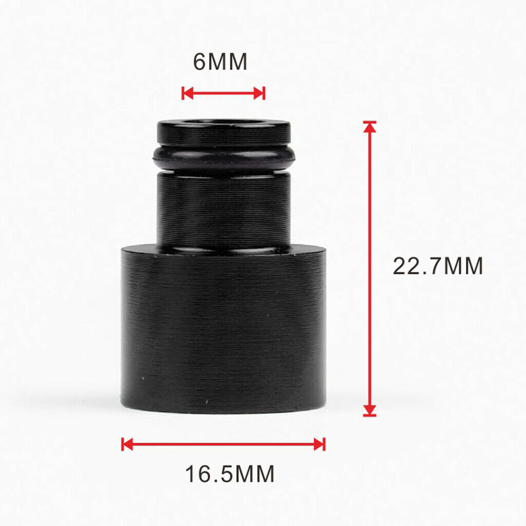 8pcs Black+Sliver Fuel Injector Adapters for   RDX B16 B18 D16Z D16Y