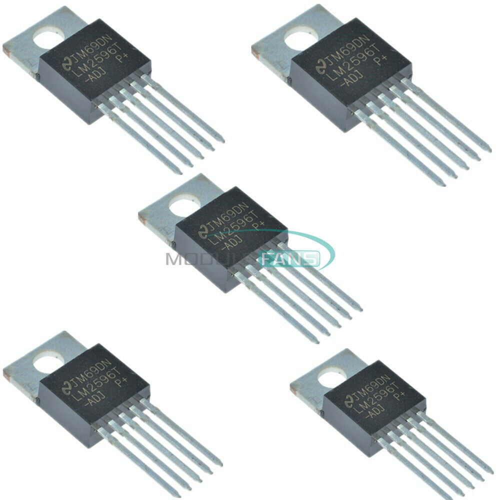 5PCS Regulator IC NSC TO-220-5 LM2596T-ADJ LM2596T-ADJ/NOPB 3A Adjustable