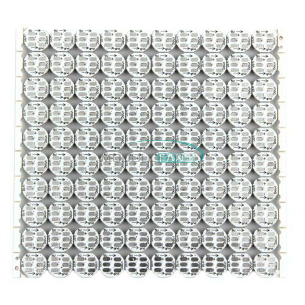 10PCS WS2812B WS2811 IC 10mmx3mm 5V SMD 5050 RGB LED light Sample Mini PCB board