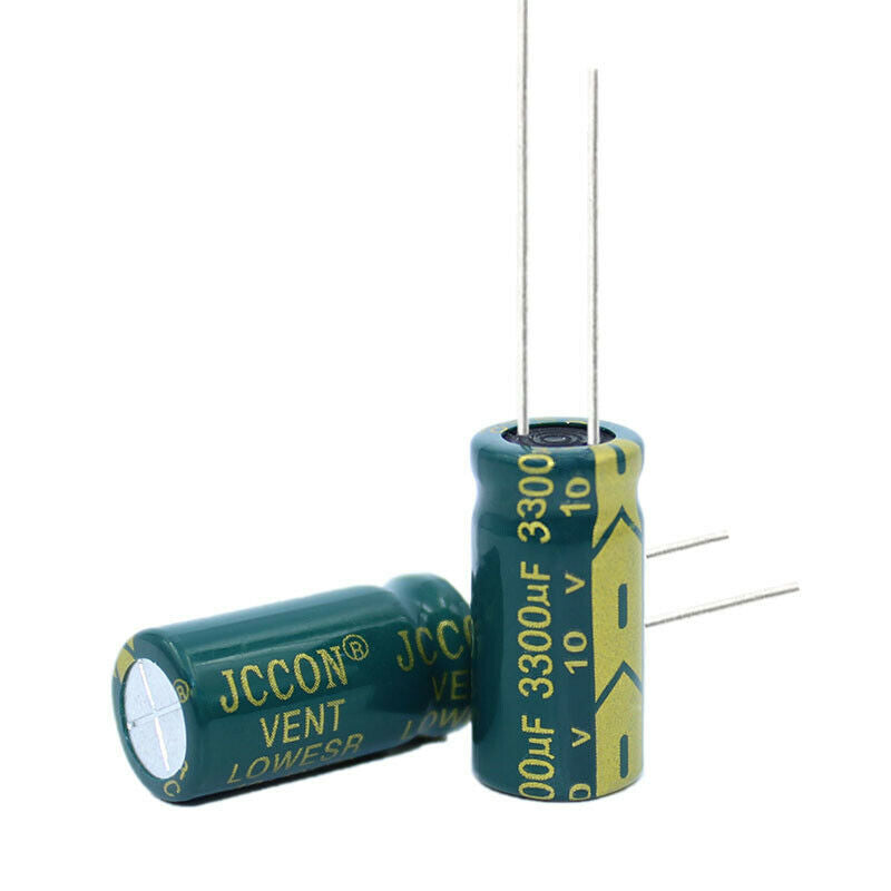10pcs 10v3300uf Aluminum electrolytic capacitor Power adapter inverter 10x20mm