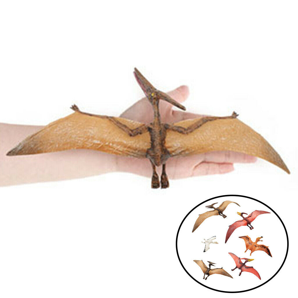 6x PVC Simulation Dinosaur Pterosaur Figures Toys Gift for Kids Collection