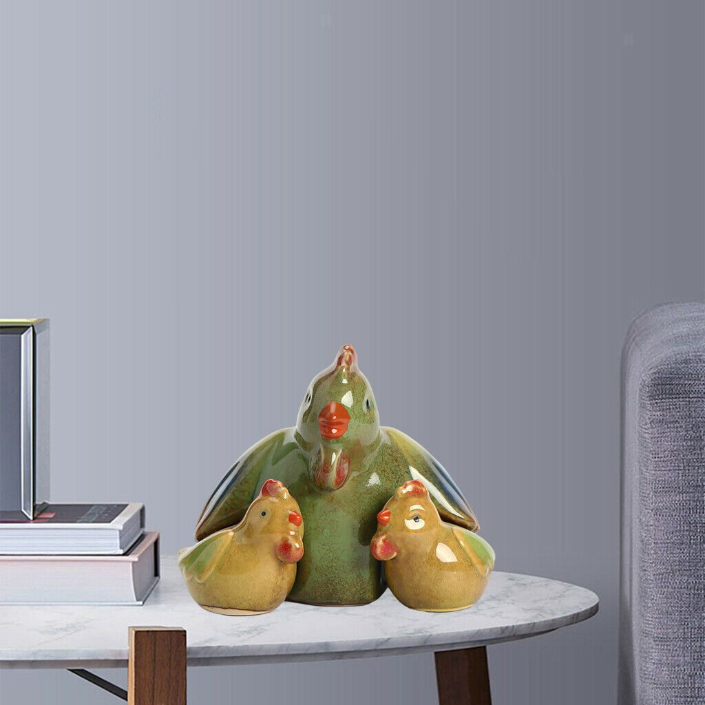 Hne Chicken Statue Animal Sculpture Home Decoration Gift