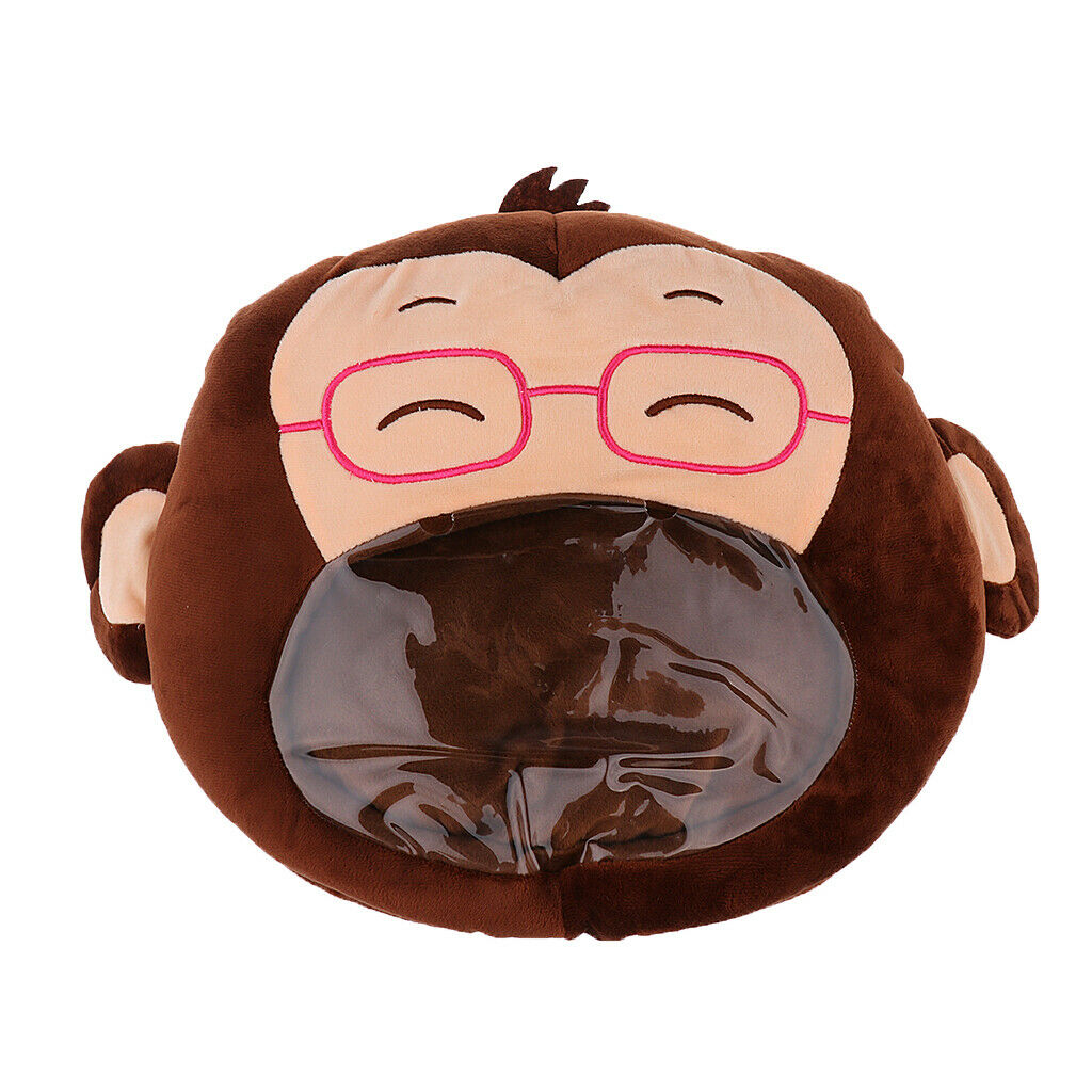 Hand Bag Cartoon Plush Toys Creative Visual Warm Can Play Mobile Style 4