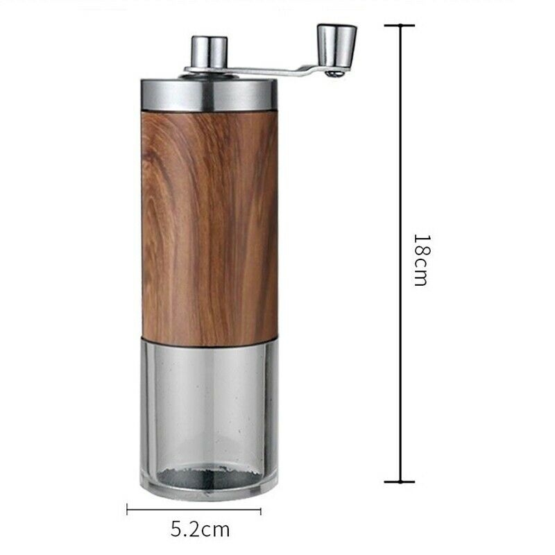 Zigo Manual Coffee Grinder Stainless Steel Burr Grinder Conical Coffee Bean B8M1