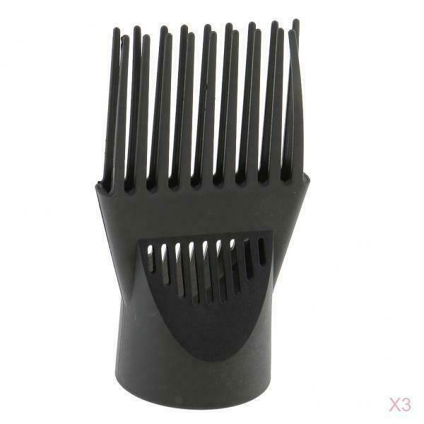 3 Packs Salon Tool Hair Dryer Diffuser Wind Blow Cover Comb Attachment