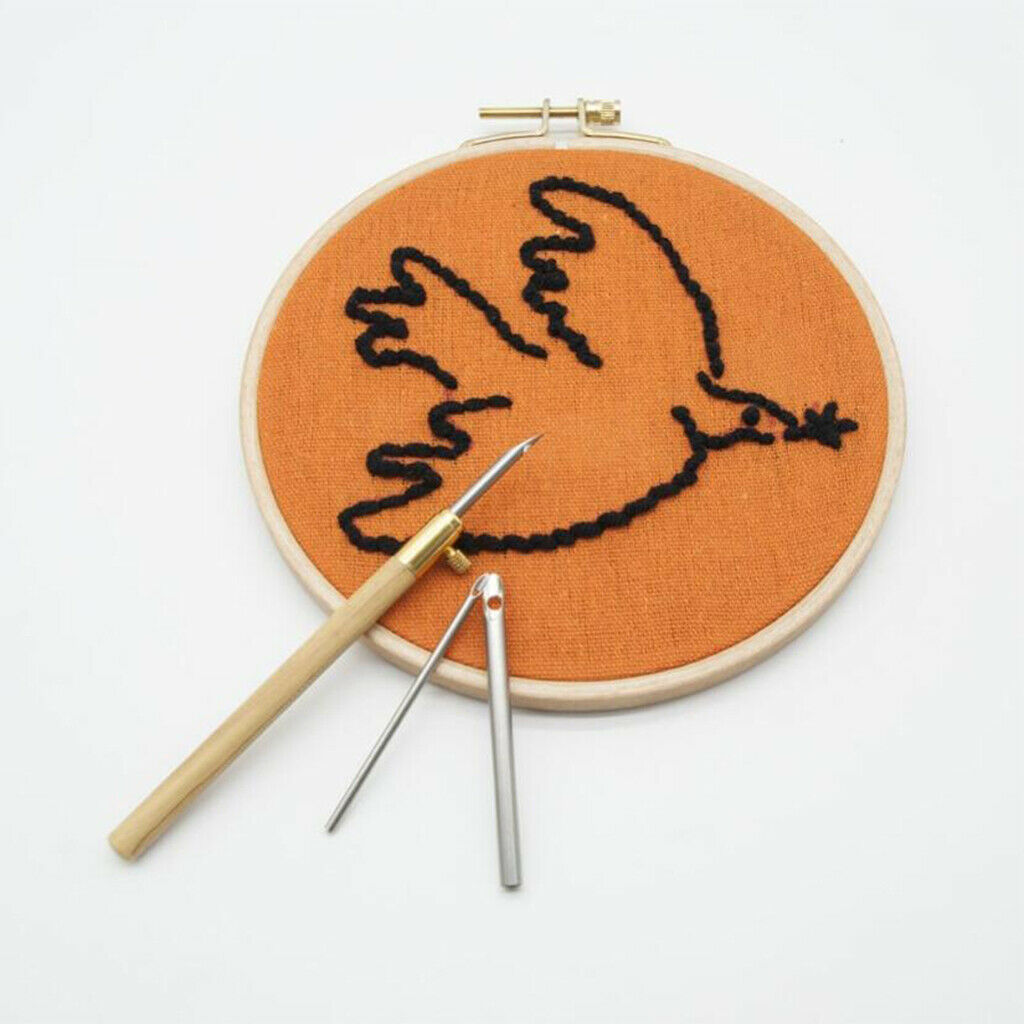 Embroidery Punch Pens Weaving Stitchwork Needle Applique Kit Knitting Tools