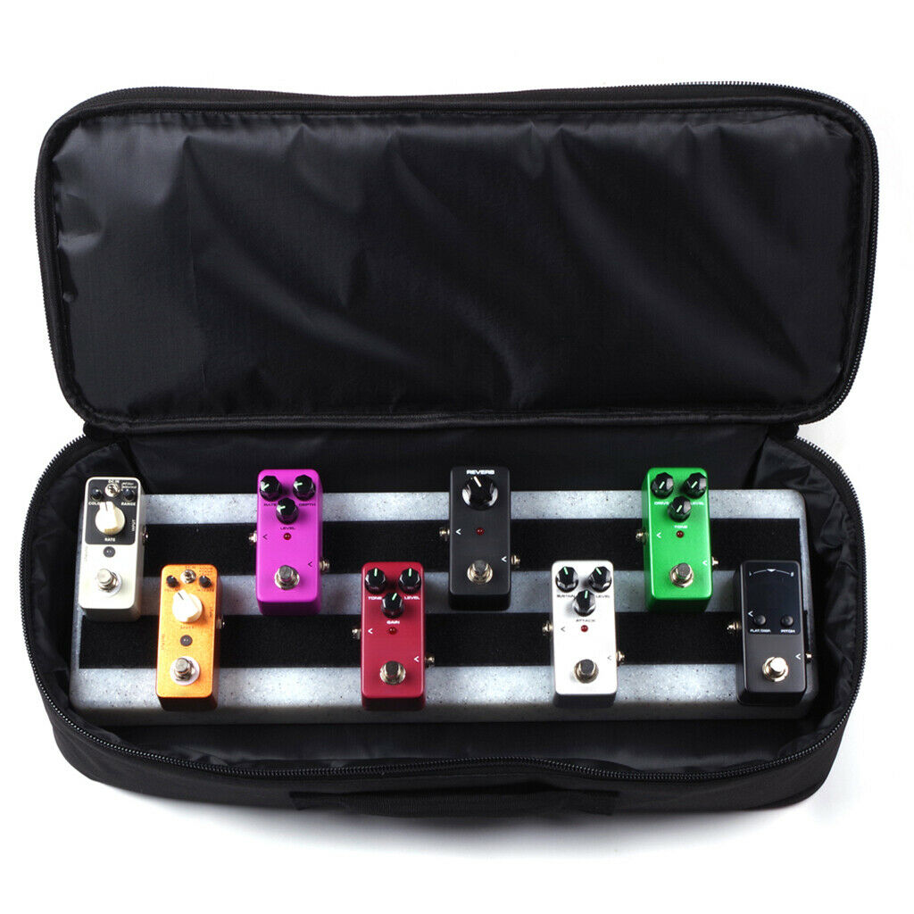 Waterproof Guitar Effects Pedal Board Bag Padded Utility Pedalboard Case