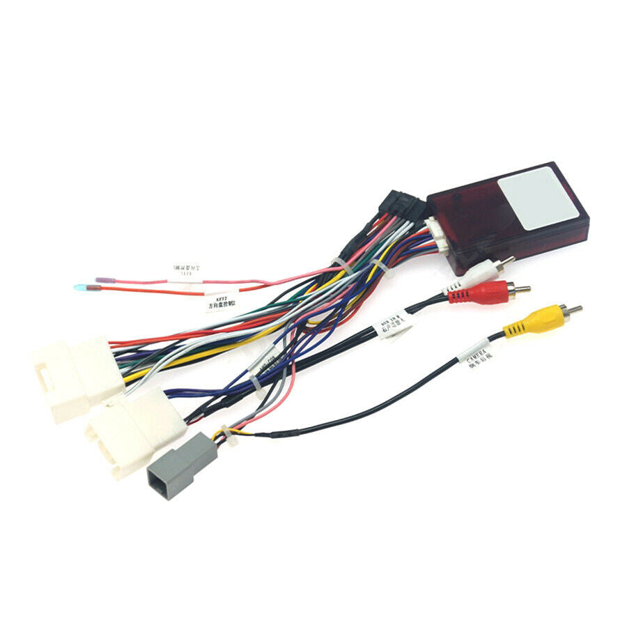 For 2014-16 Mitsubishi Outlander Pajero 16 Pin Wire Harness Power Cable + Canbus