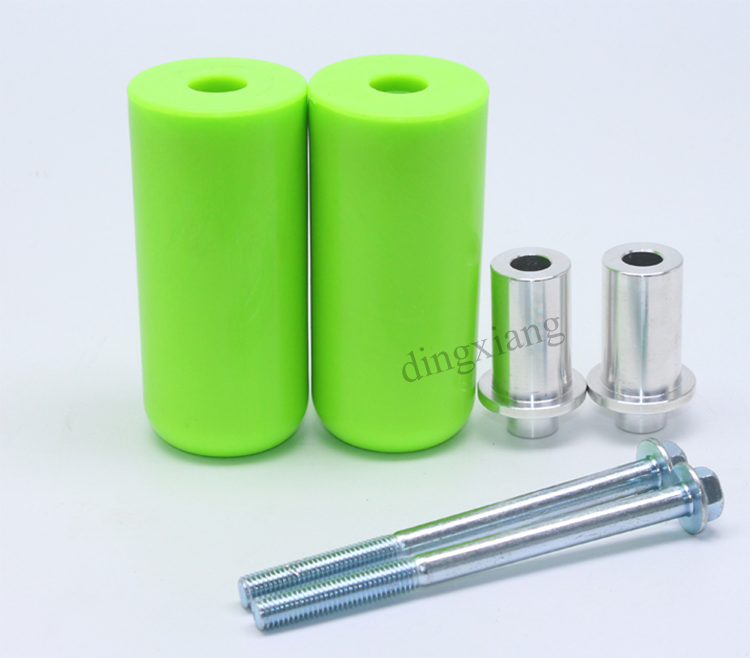 2pc Motorcycle General Anti-fall Glue Refi Aluminum Alloy Wear-resistant