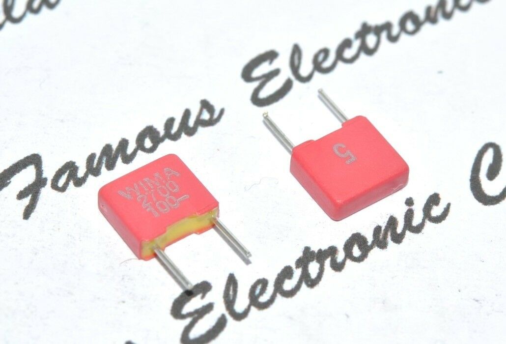 10pcs - WIMA FKS2 2700P (2700PF) 100V 5% pitch:5mm Capacitor FKS2D012701A00JSSD