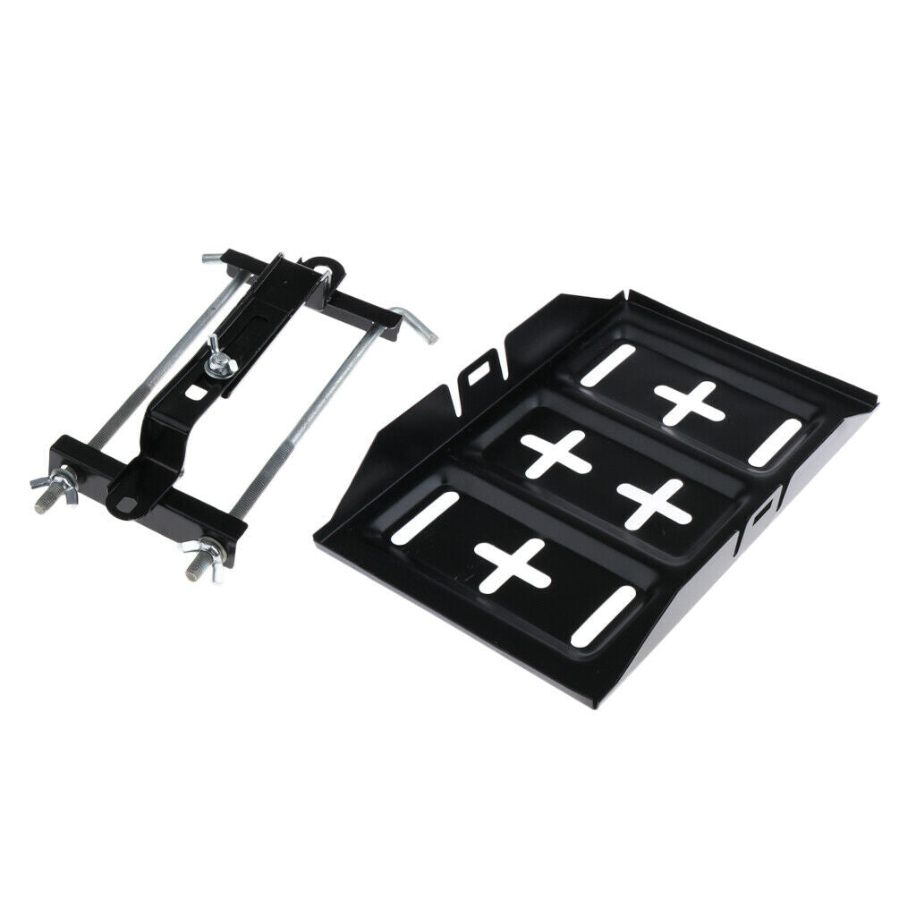 2x Car Battery Tray Recessed Slots