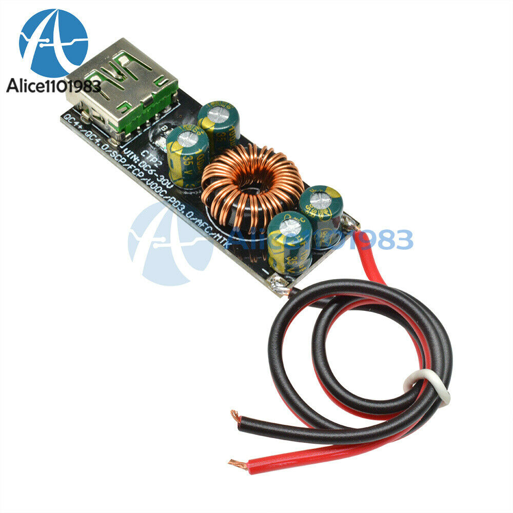 6V-35V Buck Step Down Module QC 3.0 4.0 Mobile Phone QC Charging Board Charge