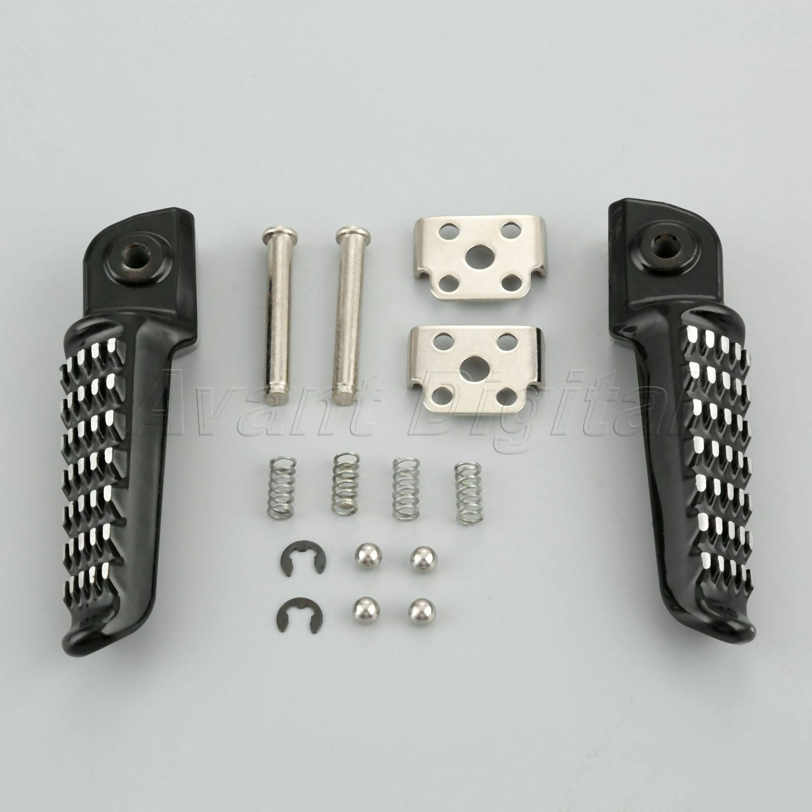 1 Pair Rear Footrest Foot Pegs for Kawasaki ZX12R NINJA 2000 2006 2001 2002 2003