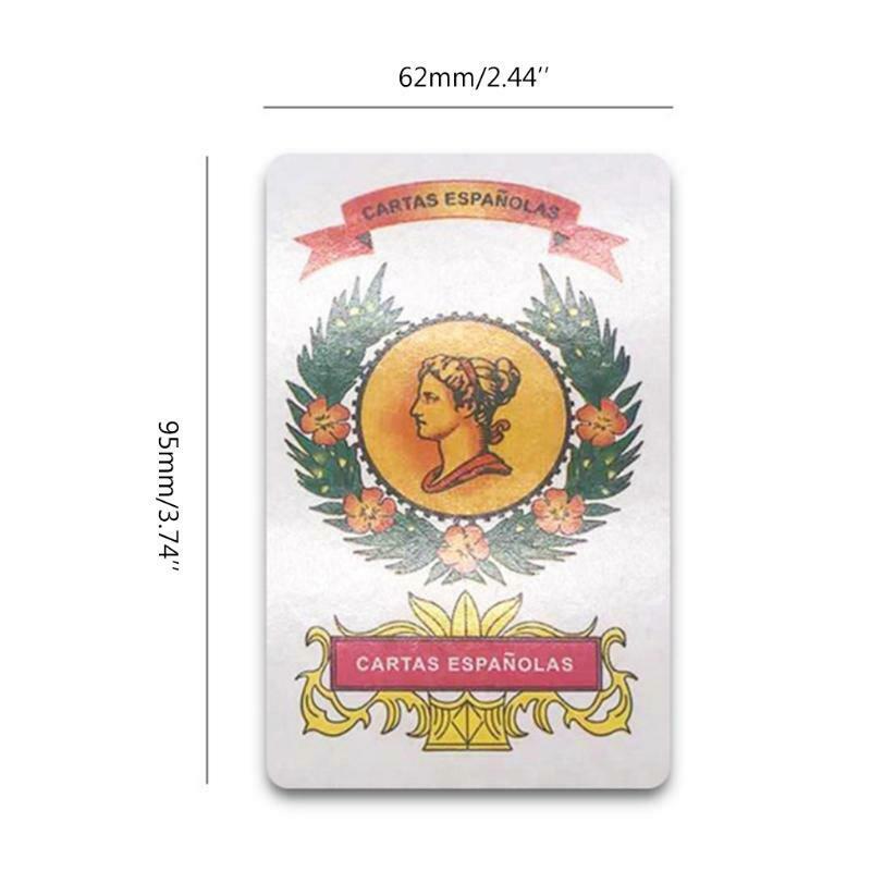 50 Cards Deck Spanish Playing Cards Family Party Board Game Magic Poker Cards