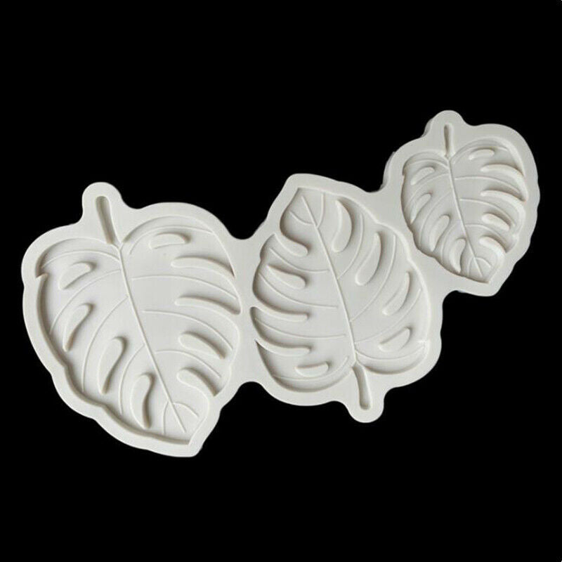 Fondant Mold Cake Mould Plant Leaf Monstera Leaves Chocolate Silicone Bak.l8