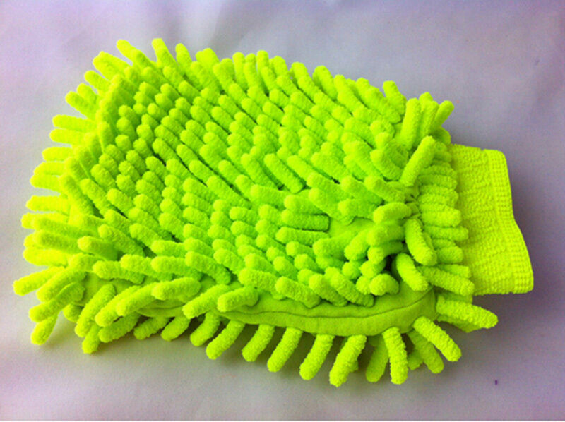 Easy Microfiber Car Kitchen Household Wash Washing Cleaning Glove Mit .l8