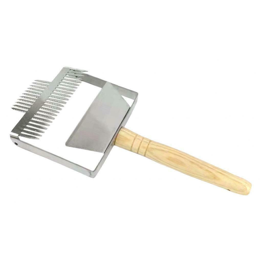Widen Wooden Handle Beekeeping Tine Uncapping Fork Bee  Shovel Tool