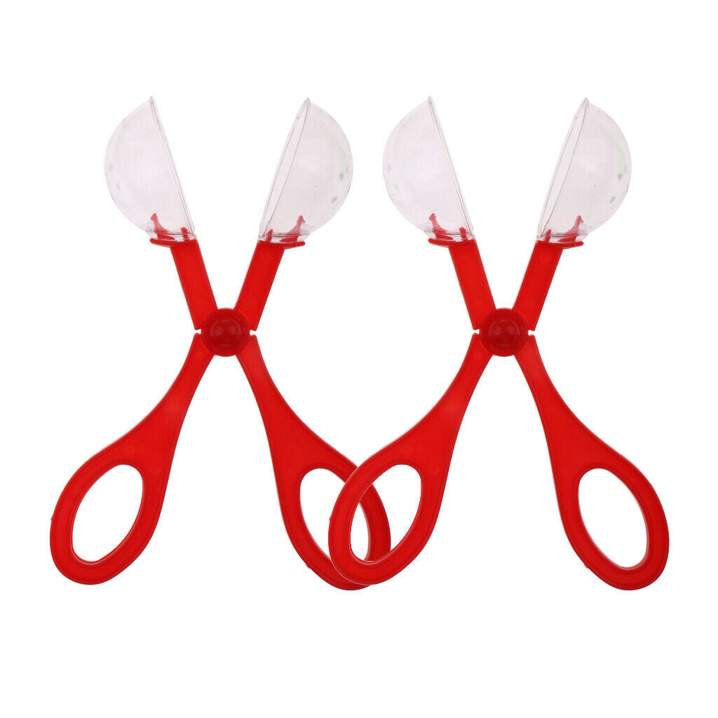 2Pcs 18.5cm Reptiles Feeding and Litter Poop Cleaning Tool for Terrarium