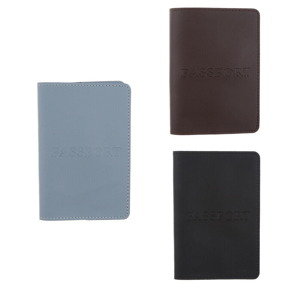 Passport Travel Leather Organizer holder Card Case Protector Cover Wallet
