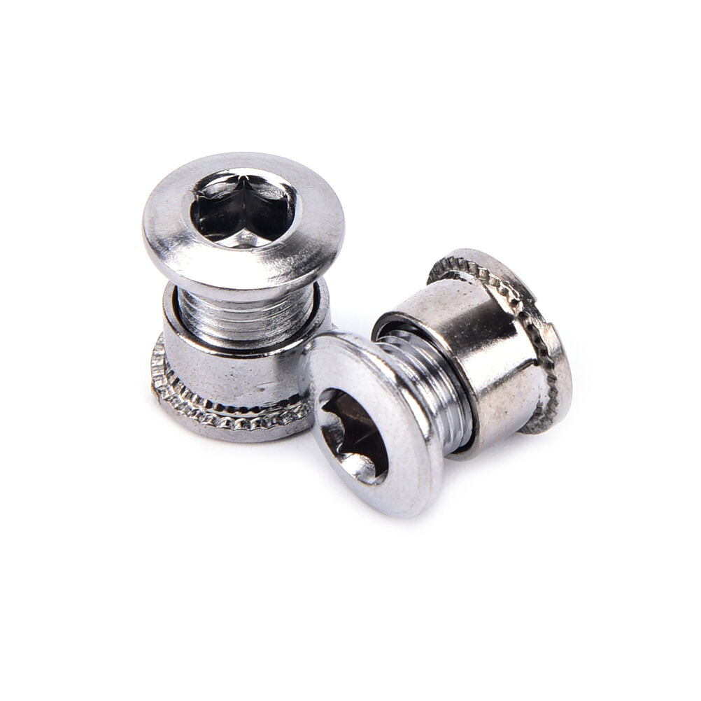 4pcs Crankset Bolts Crank Bolts Crank Screws Nuts for Double Crankset ASJ.l8