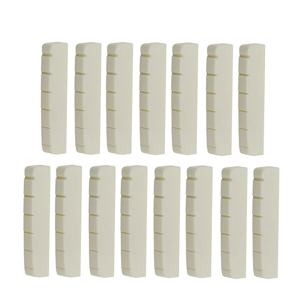 Lots 15 43mm Bridge Buffalo Bone Nut for Electric Guitar Accessories Kit
