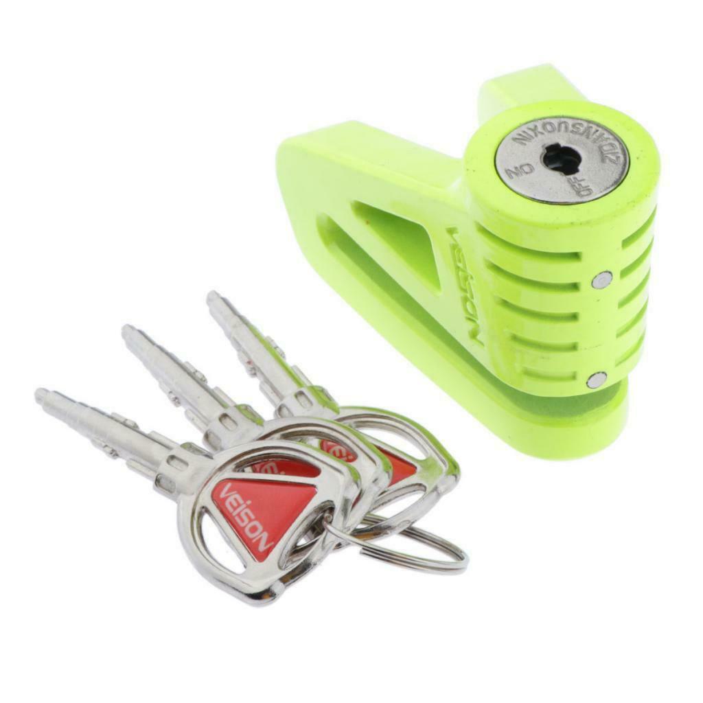 New Portable DX7 Disc Brake Lock Alarm Zinc-alloy For Motorbike ATV Bike