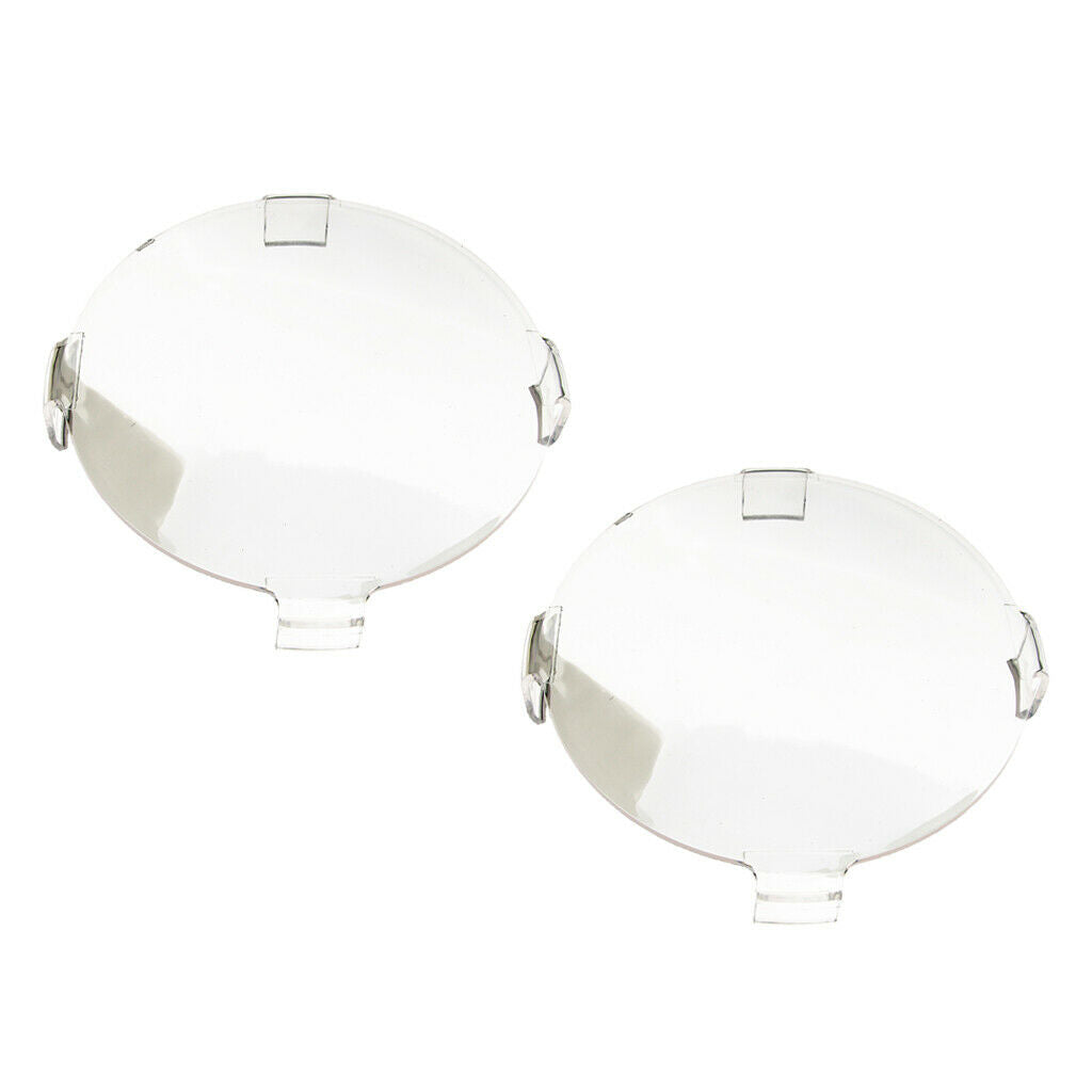 2pcs HID Driving Lights Lens Spot Lens Floodlight Lens Work Cover Truck