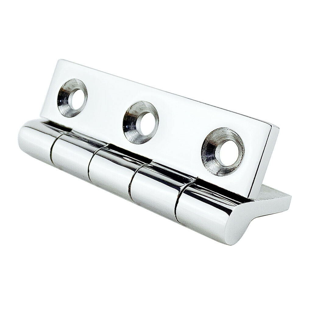 1 Set Stainless Steel Marine Boat Deck Hinges Door Hinges 50x75 for Cabinet