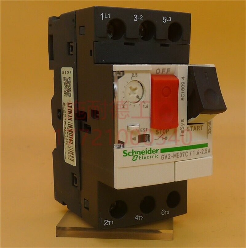1pcs NEW motor circuit breaker GV2-ME07C GV2ME07C 1.6-2.5A