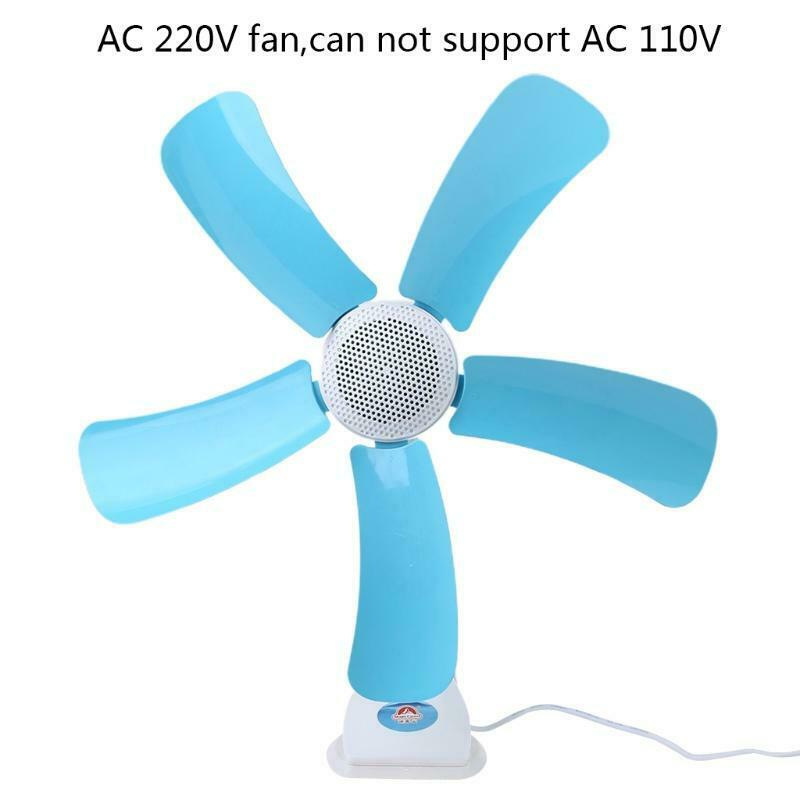 220V 16.53inch Clip on Fan Quiet operation Desk Fan for Office Dorm Bedroom