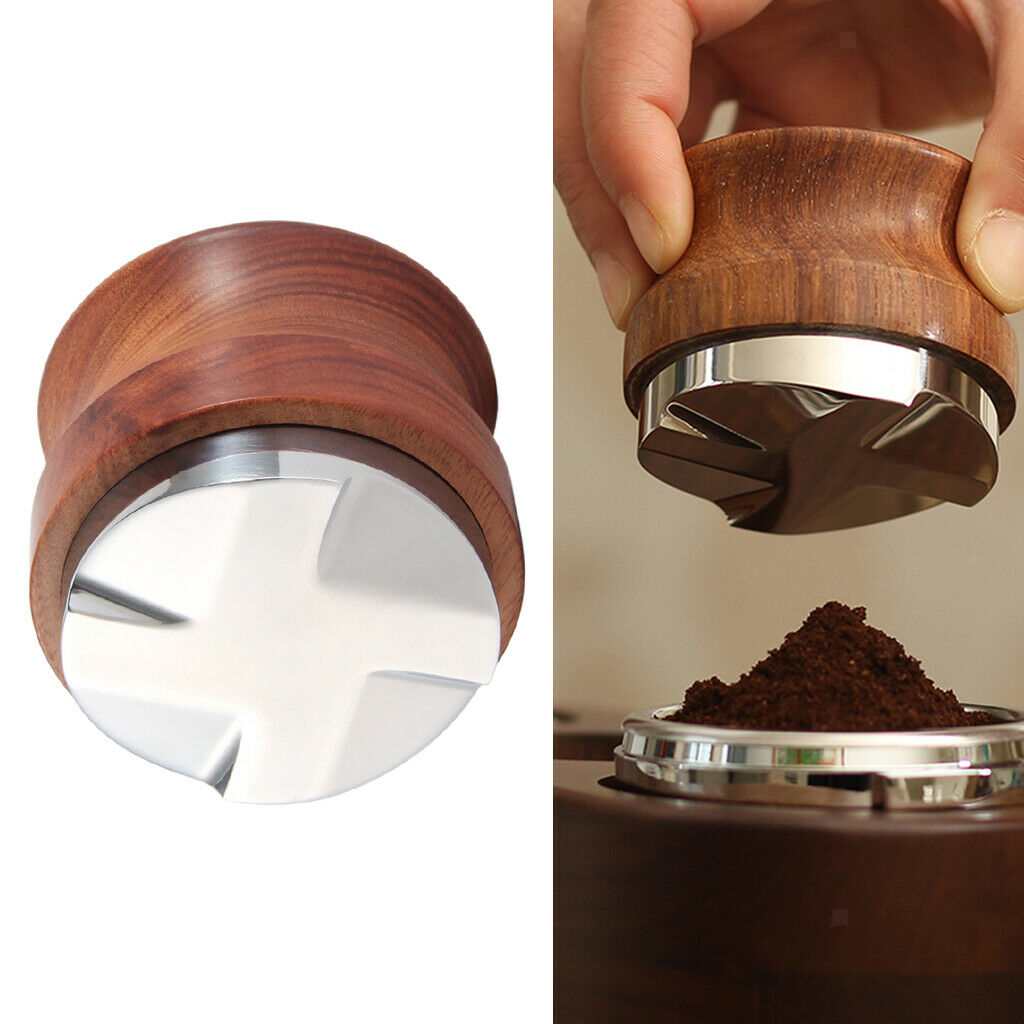 Stainless Steel Coffee Tamper Coffee Distributor Hand Tampers 58mm