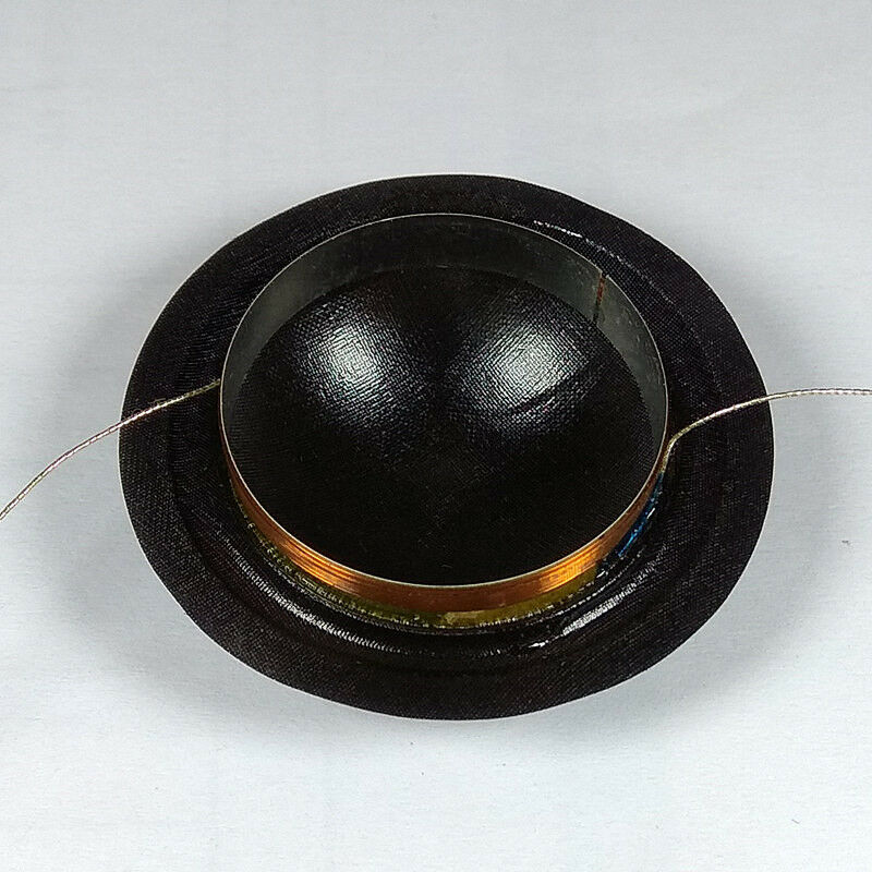 25.5MM Dome TREBLE Tweeters Voice Coil BLACK Silk Diaphragm 8OHM Speaker Repair
