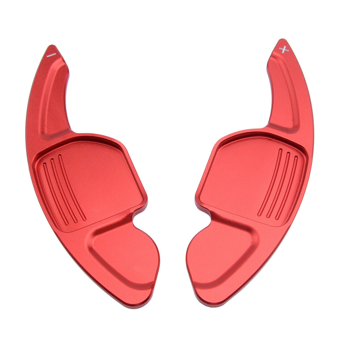 Red Car Steering Wheel Shift Paddle Shifter Trim Cover Fit For Audi S4 SQ5 Q3 Q5