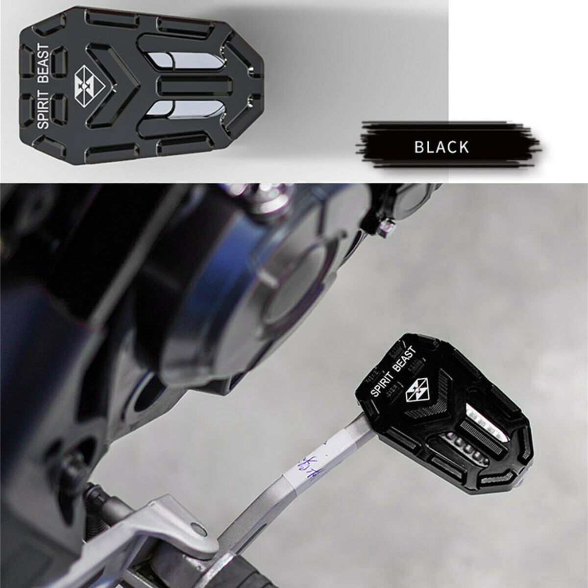 Widening Non-slip Brake Pedal Motorcycle Bike  Aluminum Accessories