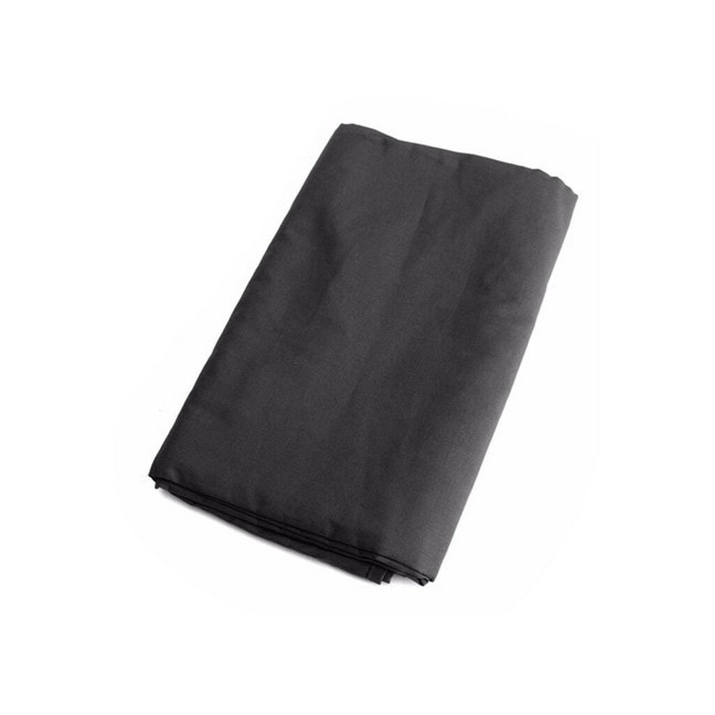 6x9FT / 2x3M 100% Cotton Pure Muslin Collapsible Backdrop Background Black