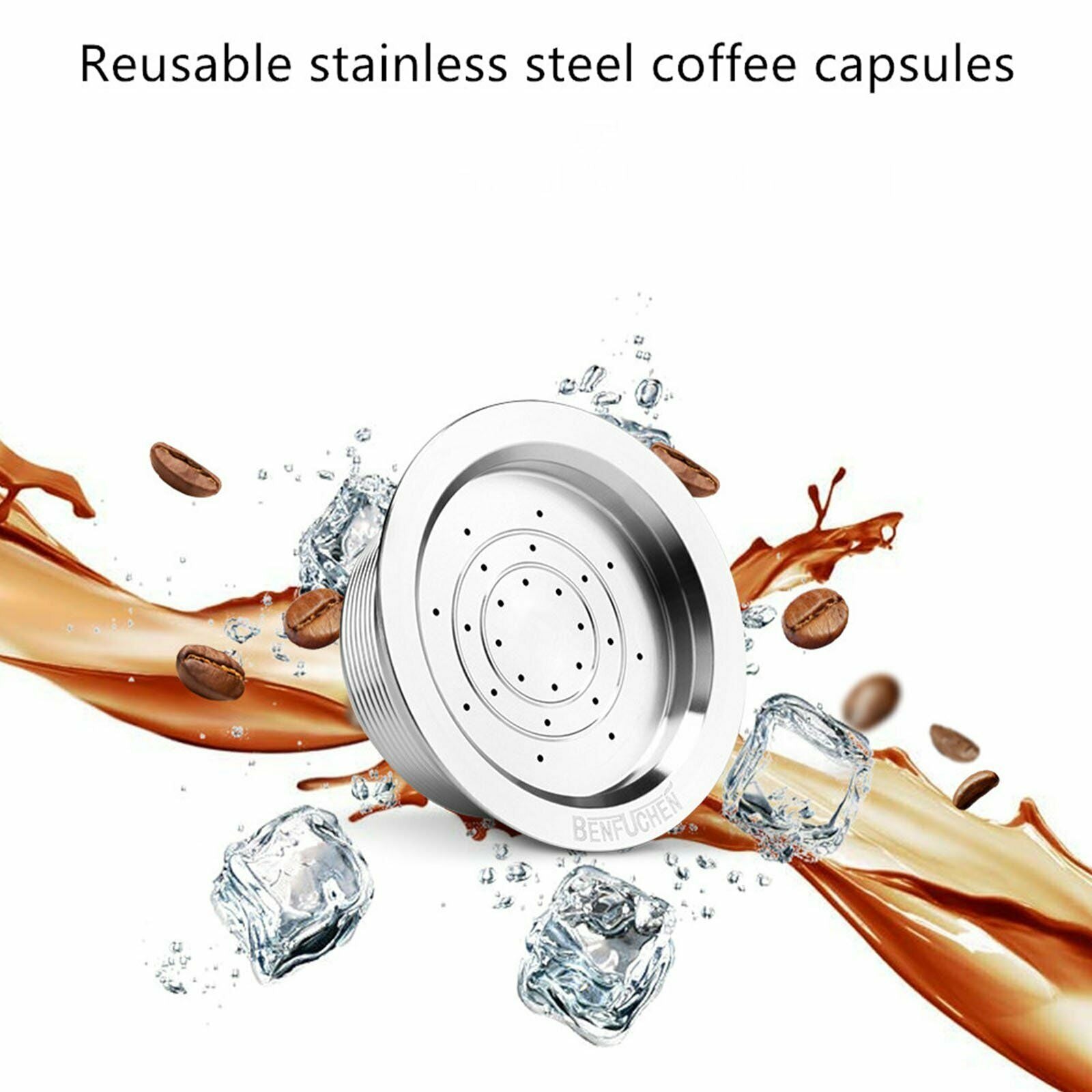 Reusable Coffee Pods Steel Capsules Filter for LAVAZZA A MODO MIO JOLIE ESPRIA
