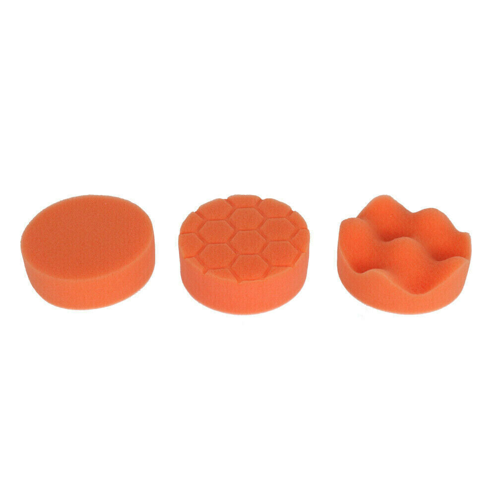31Pcs 3" Car Polisher Pad Buffer Gross Polishing Drill Kit Sponge Waxing Buffing