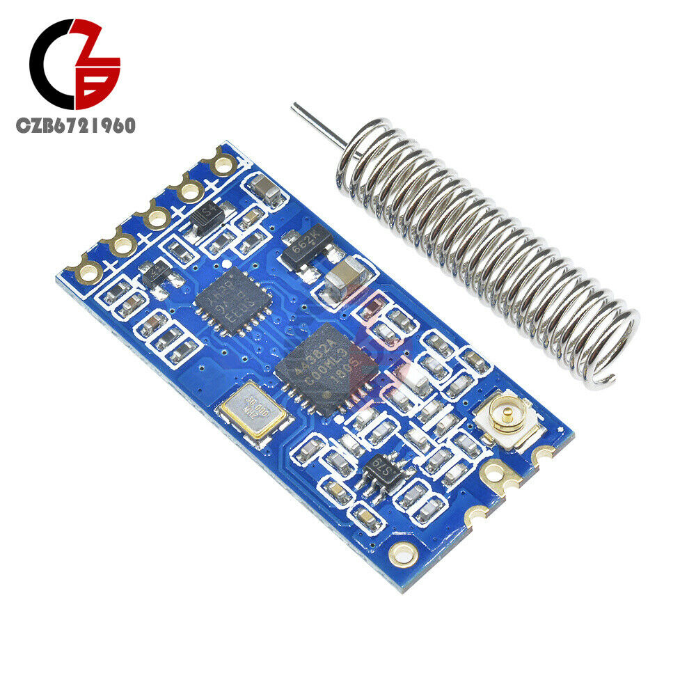 5pcs HC-12 433Mhz SI4463 Wireless Serial Port Module 1000m Replace Bluetooth